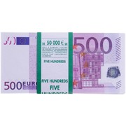 Сувенирная пачка денег “500 евро“ фотография