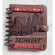 Кожаные блокноты ручной работы. фото