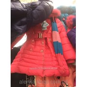 Детское зимнее пальто на девочку 3-7 лет. Малиновое, код товара 131661930