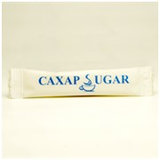 Сахар порционный с логотипом заказчика фото