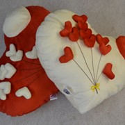 Подушка “Любовь на веки“. Подушки декоративные - подарок к 8-му Марта, 23 Февраля, Дню святого Валентина фотография