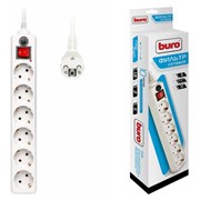 Сетевой фильтр Buro 600SH-3-W 3м (6 розеток) белый фото