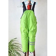 Детские зимние брюки комбинезон салатовые (Размер одежды: M (рост 115-125 см)) фото