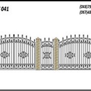 Эскиз ворот ВК 041 фото