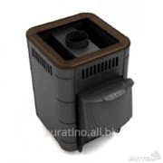 Печь банная Оса антрацит верхняя рамка шоколад. Объем парилки куб.м.:4-9. фото