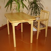 Стульчик столик из дерева