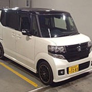 Микровэн турбо HONDA N BOX кузов JF2 класса минивэн модификация G Turbo 2016 4WD пробег 28т.км Жемчужно-Черный фото