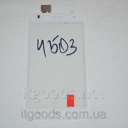 Тачскрин оригинальный / сенсор (сенсорное стекло) для Fly IQ4503 Era Life 6 (белый цвет, чип Goodix) + СКОТЧ 4651 фото