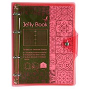 Тетрадь А5 120л “ Канц-Эксмо “ на кольцах Jelly Book Красный, клетка ПБП1204449 фотография