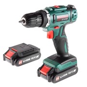 Аккум.дрель Hammer Flex, PREMIUM, 18В, Li-Ion 2x1.5Ач, 10мм, 350/1250об/мин, 31/17Нм, ACD185Li2.0 (ш фото