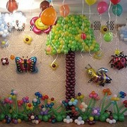 Оформление праздников детскими воздушными шарами фото