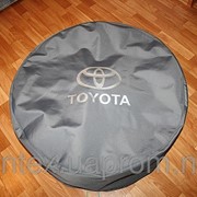 Чехол для запасного колеса Toyota. Цвет серый 75х24 фотография