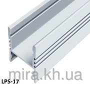 Профиль аллюминиевый LED ЛПС17 17х16, анодированный, цвет - серебро, 1м