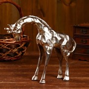 Сувенир “Жирафик“ алюминий 30,5х7,6х35,6 см (никелевое покрытие) фото