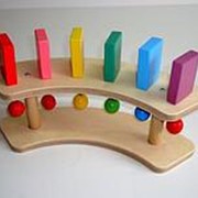РеаМед Тактильно-развивающая панель «Разноцветное домино» (6 домино, 1/4 круга) арт. RM14050 фото