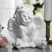 Сувенир “Милый ангелок“ белый, 24 см фотография