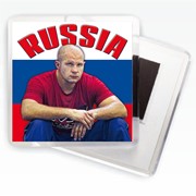 Магнит акриловый с Емельяненко “Russia“ фотография
