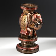 Подставка декоративная “Индийский слон“, бронзовая, 34 см, микс фото