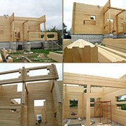 Строительство деревянных домов, коттеджей фото