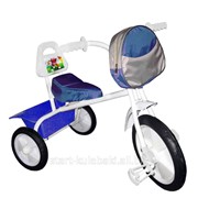 Детский Велосипед Малыш 06 ПС голубой с сумкой фото