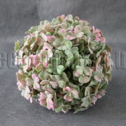 Шар с розовыми листьями 13 см 6327 фото