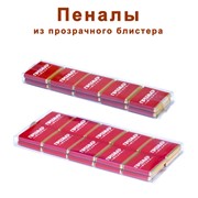 Пеналы из прозрачного блистера фото