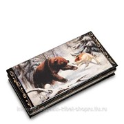 Шкатулка-купюрница в технике декупаж (8х17х4) ШК-11/12-E фото