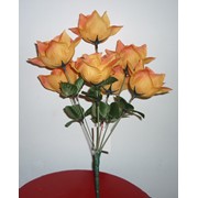 Цветок искусственный Роза, 7 голов фото