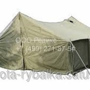Палатка брезентовая от 4-х до 15 мест армейская фото