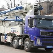 Услуги автобетононасоса XCMG HB37 вылетом стрелы 37 метров фото