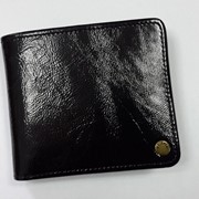 Женское кожаное портмоне Valenta черный лак фото