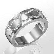 Кольца с бриллиантами R27892-1 фотография