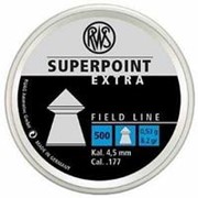Пульки RWS Superpoint Extra 4,5 мм 0,53 г (500 шт./бан.) (50 шт./уп.) фото
