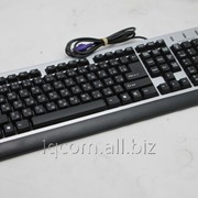 Клавиатура PS/2 Genius KB-06X2 черная RU/EN/KK