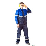Костюм рабочий Акцент (куртка, брюки) Саржа (100% хлопок) пл. 250 г/м2 (Отделка ВО) фото