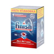 Таблетки для посудомоечных машин FINISH All in 1 бесфосфатные 115 шт