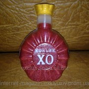 Бутылка коньяка-70 грамм фото