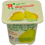 Йогурт Я вкусный малина-красная смородина-груша 125г стакан г Минск РБ