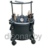 Красконагнетательный бак с ручной мешалкой. DP6411Н (объем 10 литров). В комплекте шланги и пистолет. фото