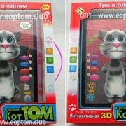 Интерактивная детская игрушка планшет Кот Том оптом фото