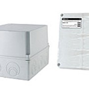 Распаячная коробка ОП 240х195х165мм, крышка, IP55, кабельные ввода d28-3 шт., d37-2 шт., TDM фото