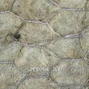 Мат прошивной из минеральной ваты М-70 МС с металлической сеткой Манье, толщина 70мм фото