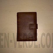 Коричневый кожаный кошелек Loui verner LOU 39-936 фото