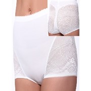 Трусы средняя коррекция El Fa Mei 0363 молочные фото