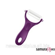 Овощечистка с керамическим лезвием Samura Eco-Ceramic SCP, фиолетовая NW-SCP-100VL