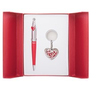 Набор подарочный Langres Miracle: ручка шариковая + брелок, красный LS.122026-05 фотография