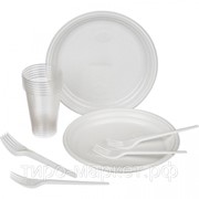 Набор одноразовой посуды на 5 персон Пикник фотография