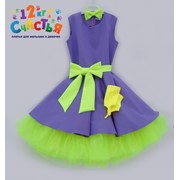 Платье для девочки “Стиляги“ фиолетовое фото