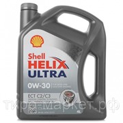 SHELL HELIX ULTRA EСТ 0w-30 моторное масло 4л. синт.( С2/С3) фото