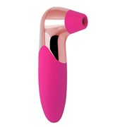 Вакуумный стимулятор клитора Pro-X5 Suck Massager розовый 16 см фото